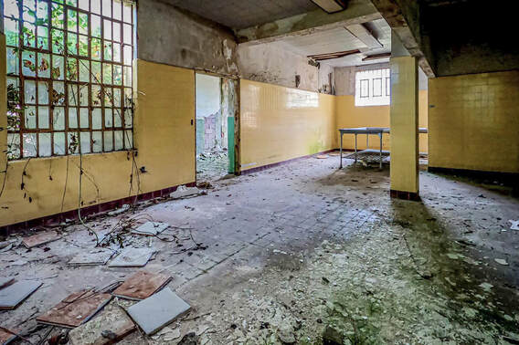 inside the abandoned Northern State Hospital