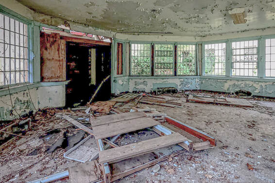 inside the abandoned Northern State Hospital