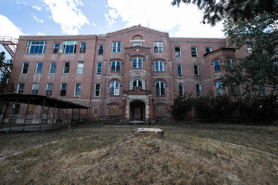 abandoned St Ignatius Hospital on Colfax, Washington